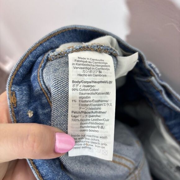 Madewell Classic Straight Jeans in Nearwood Wash Size 24 M3520 - Picture 12 of 16